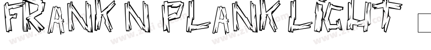 Frank-n-Plank Light字体转换